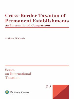 cover image of Cross-Border Taxation of Permanent Establishments